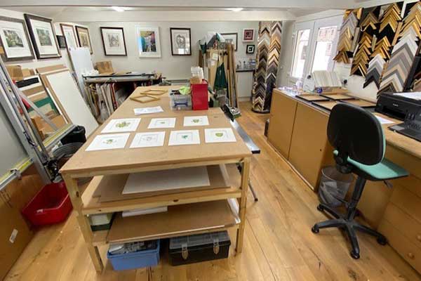 artwork creations studio picture framing training workshop venue